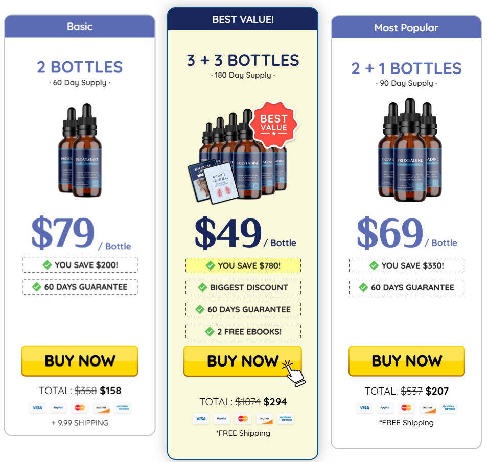 Exclusive Prostadine Offer